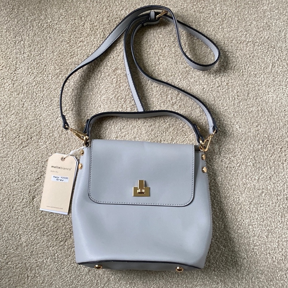 Meliebianco Remy Y2030 structured bag in grey
